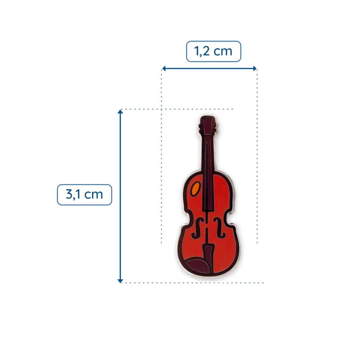 Cello - ein Abzeichen für einen Musikliebhaber