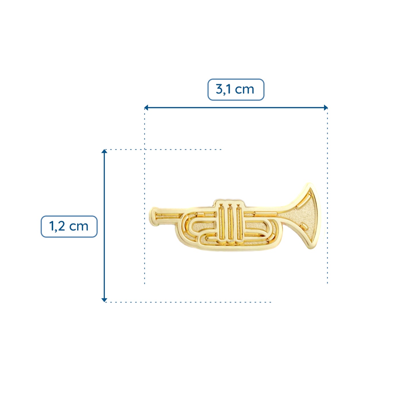 Goldene Trompete - ein Abzeichen für einen Trompeter