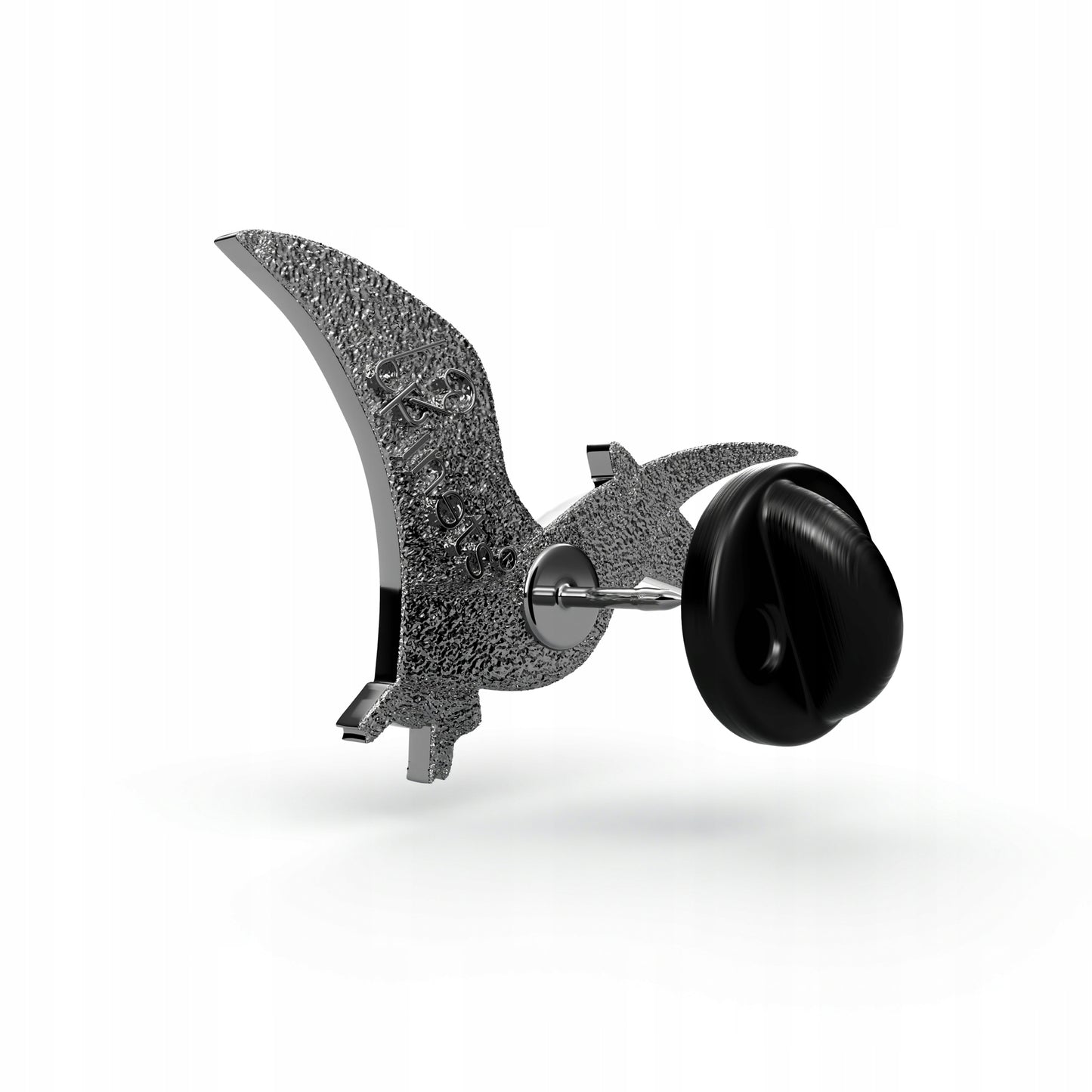 Oranger Flugsaurier Dinosaurier - Kinderabzeichen