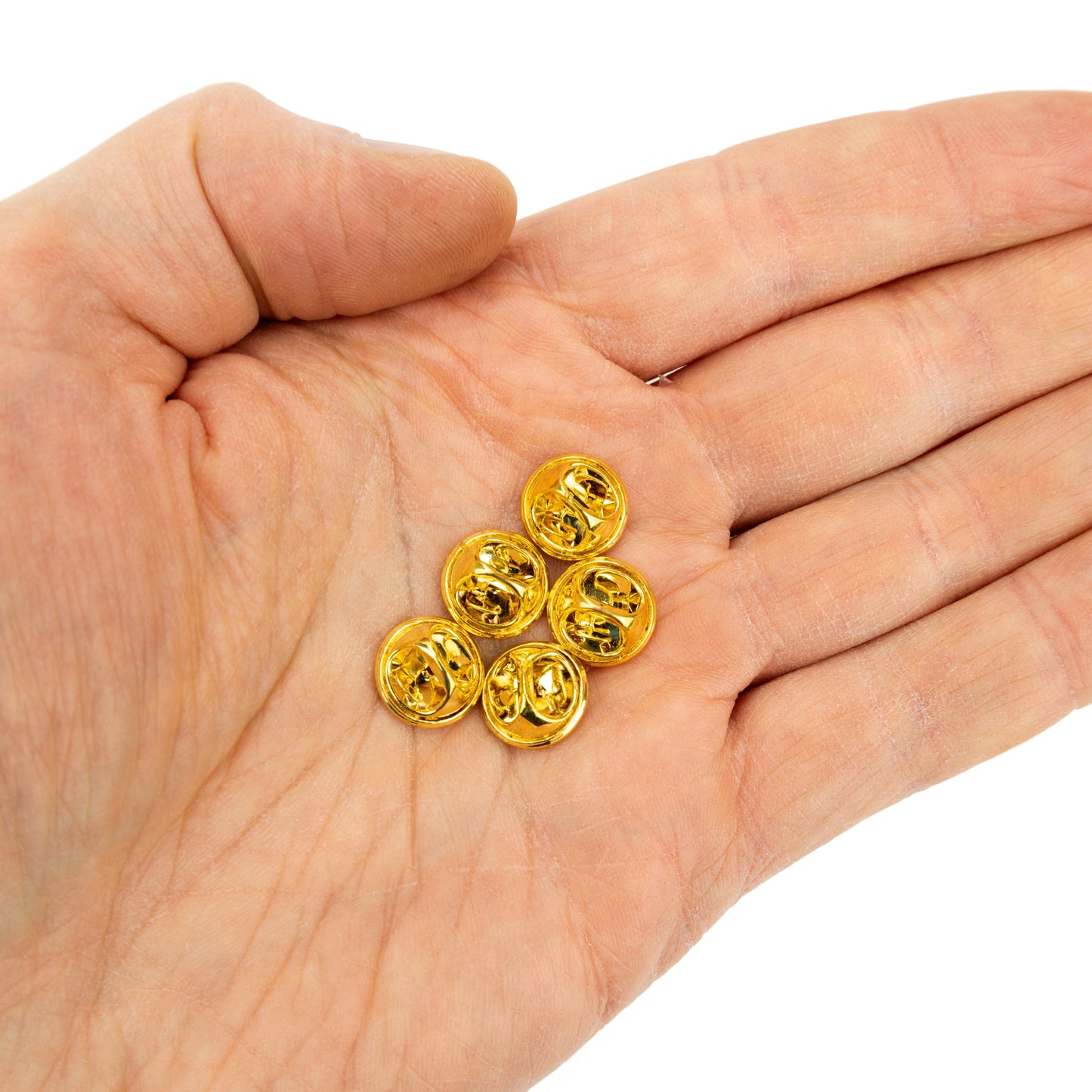 Goldener Schmetterlingsstiftverschluss - 5er-Set