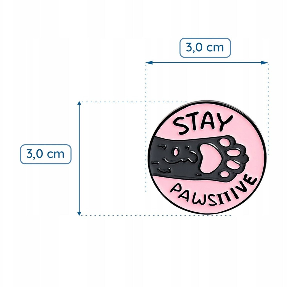 Bleib pfotensitiv Button