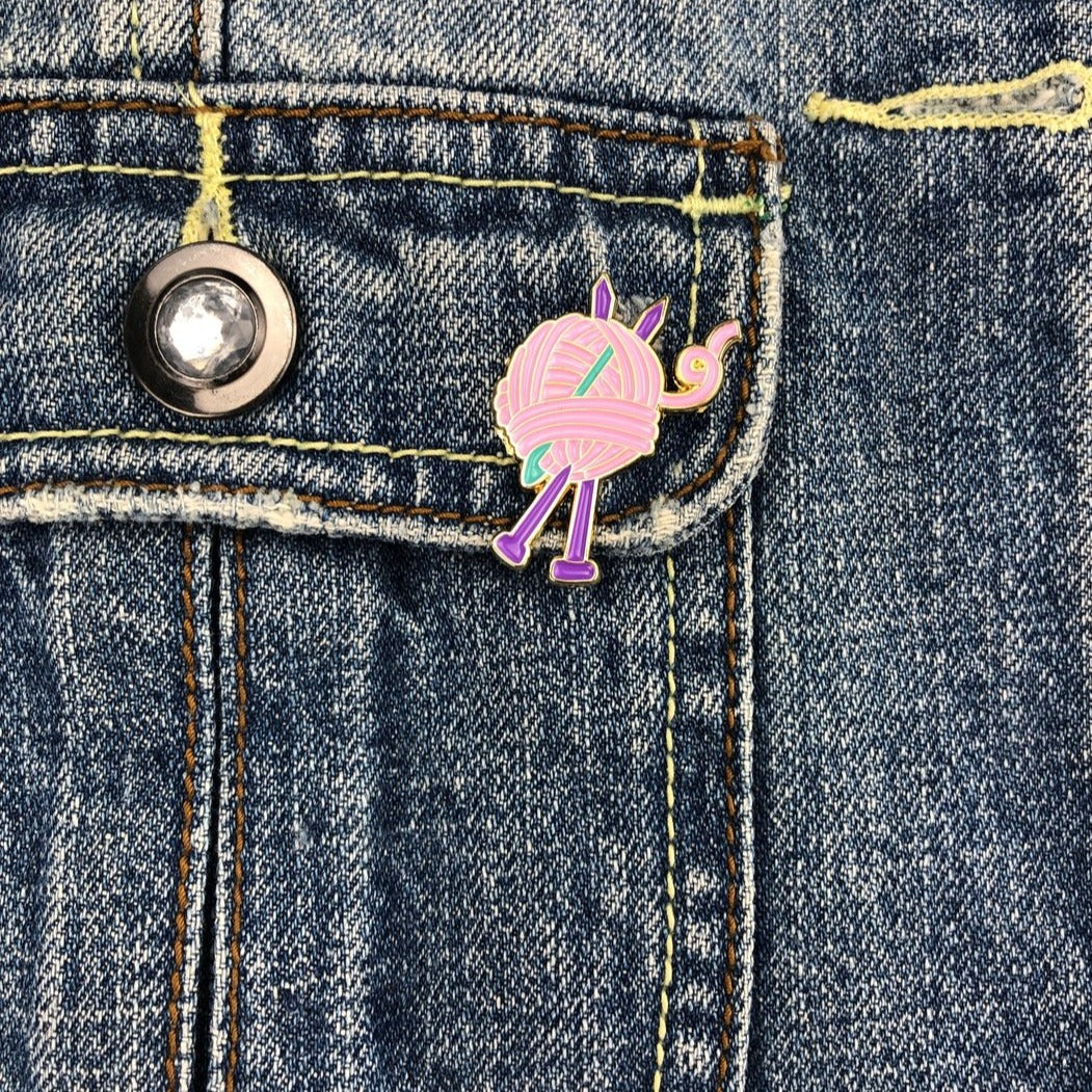Garn und Häkeln - DIY Pin