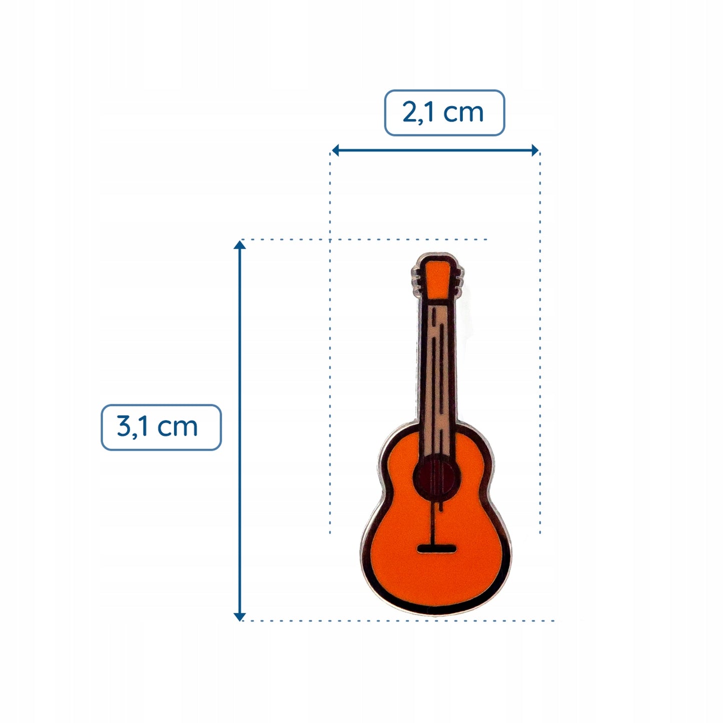 Akustikgitarre - ein Abzeichen für einen Musiker