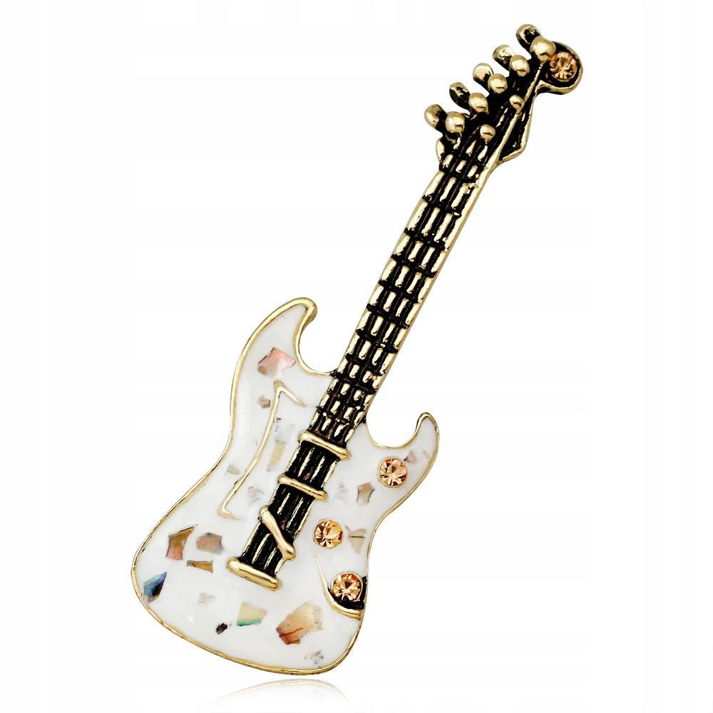 Gitara elektryczna broszka - Pinets Polska