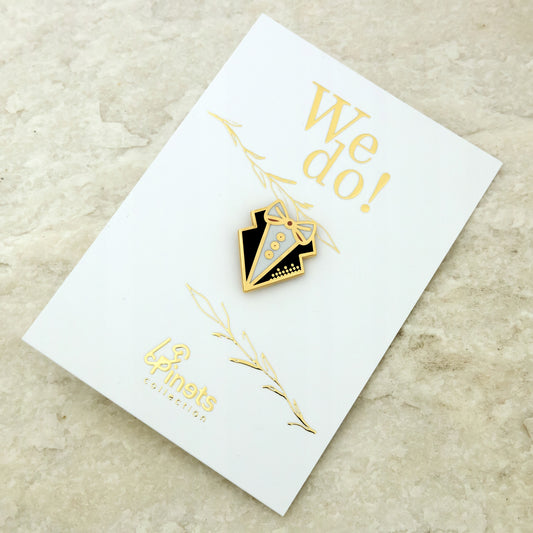 Hochzeitsnadel - dekorative Fliege - Hochzeitsgeschenk