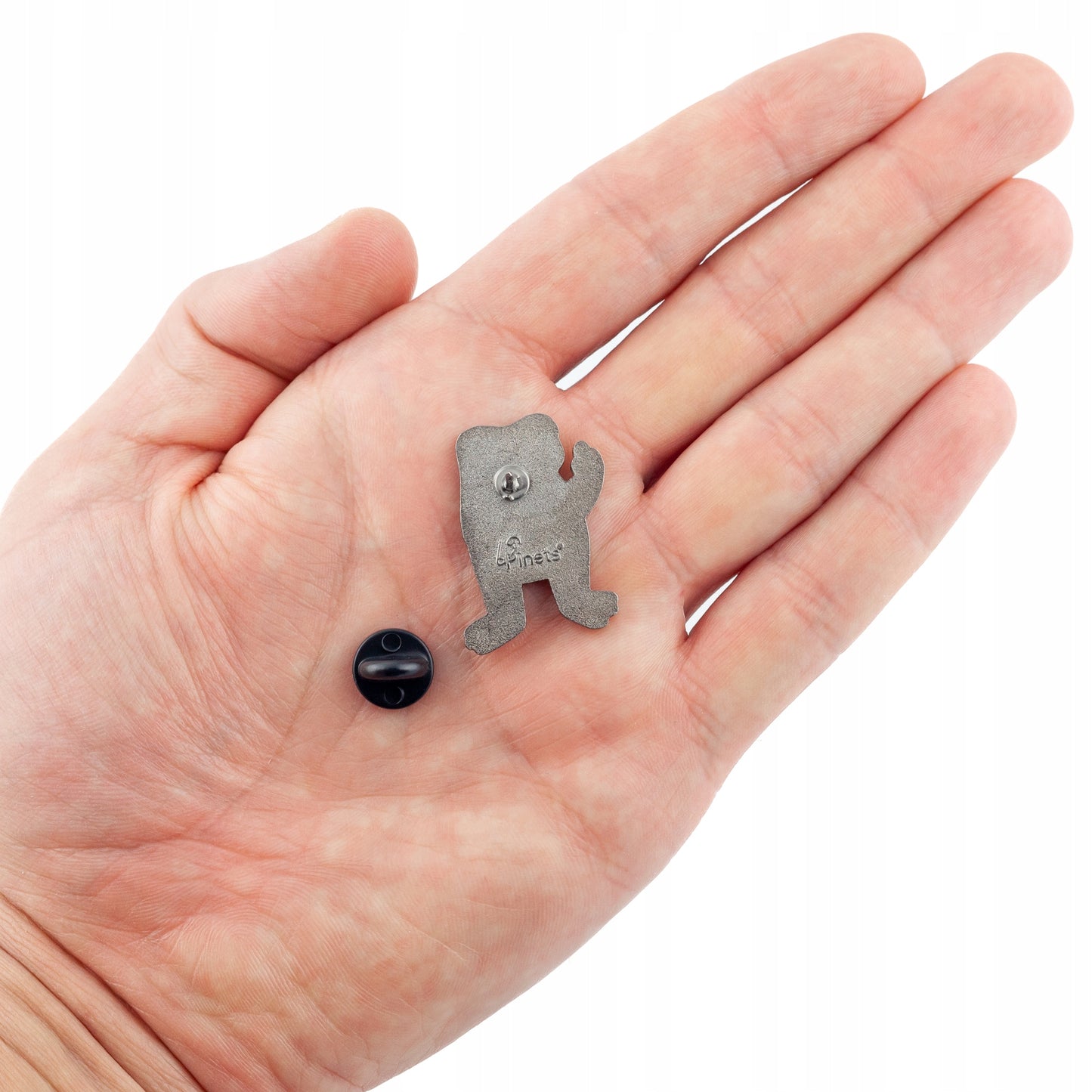 Gemeiner Frosch zeigt Mittelfinger - Coole Anstecknadel