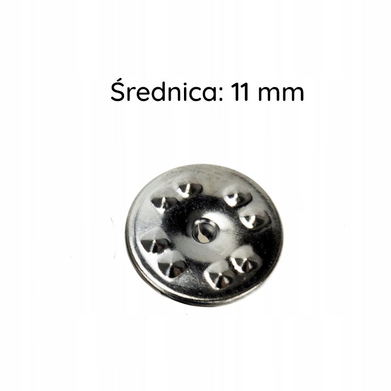 Schwarzer Schmetterlingsstiftverschluss - 5er-Set