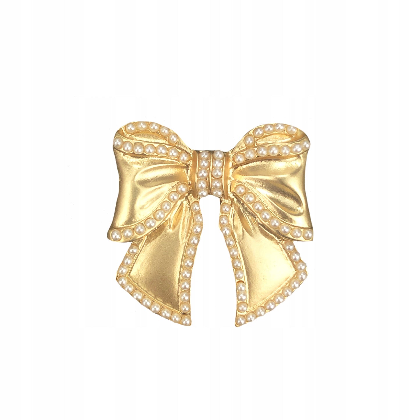Goldene Brosche mit Schleife