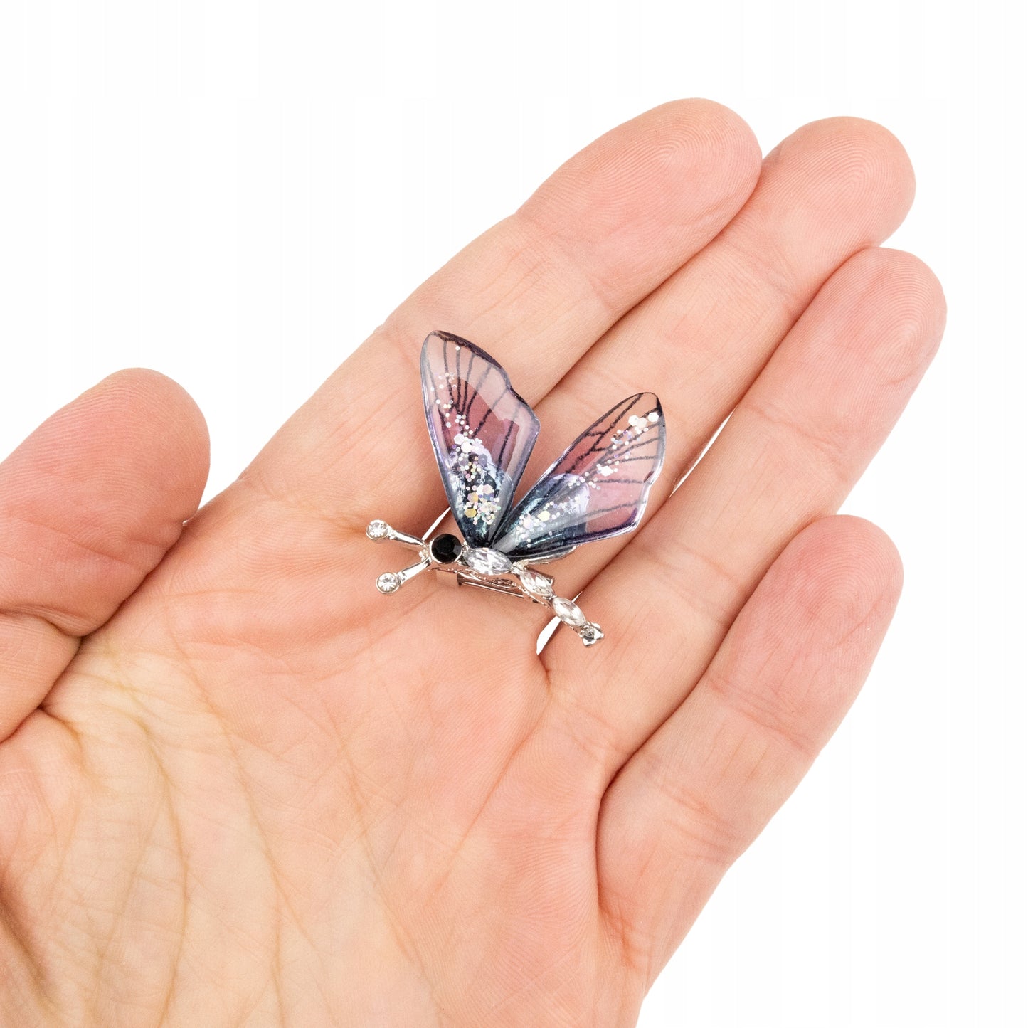 Lila Libelle - Harzbrosche
