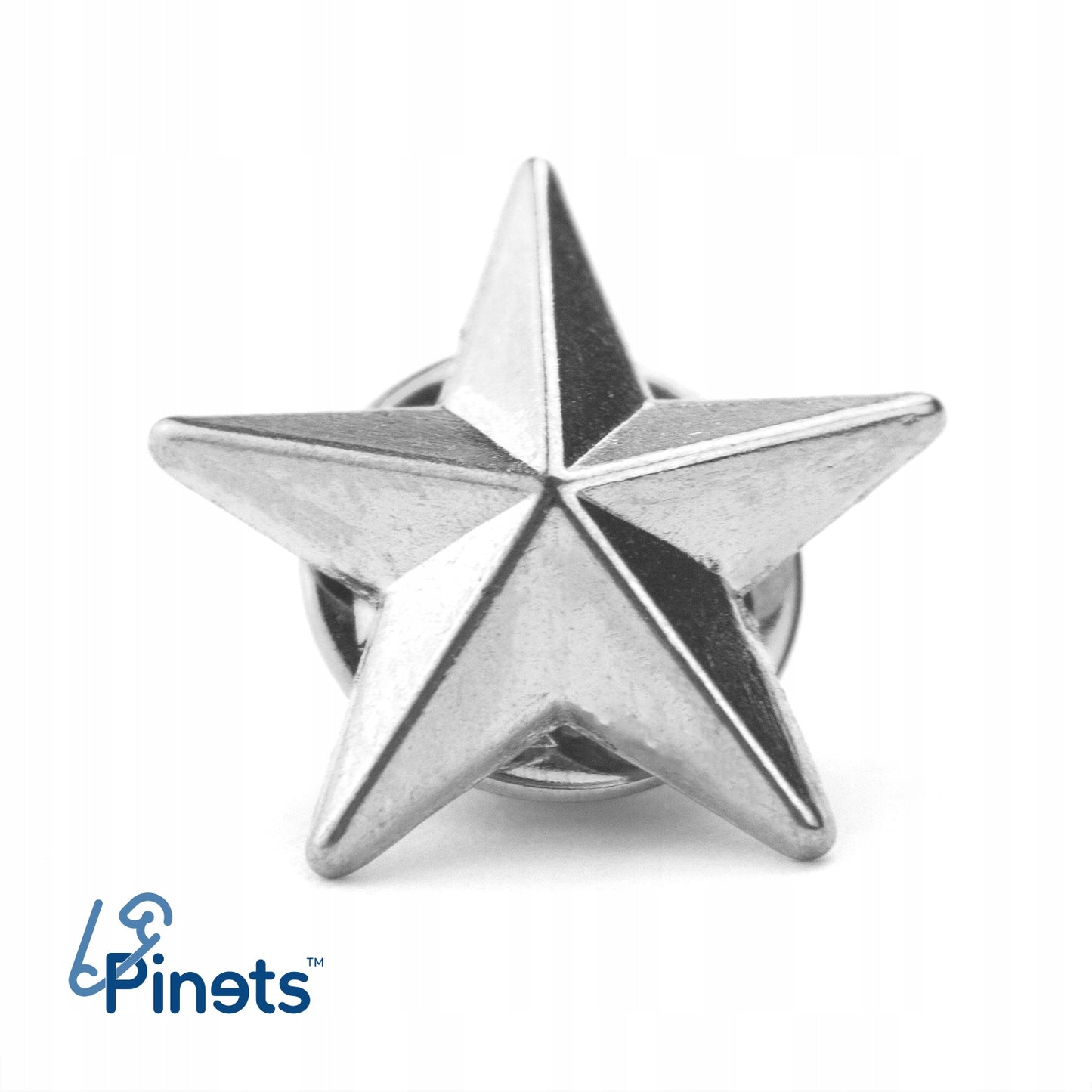 Silberner Stern-Anstecker
