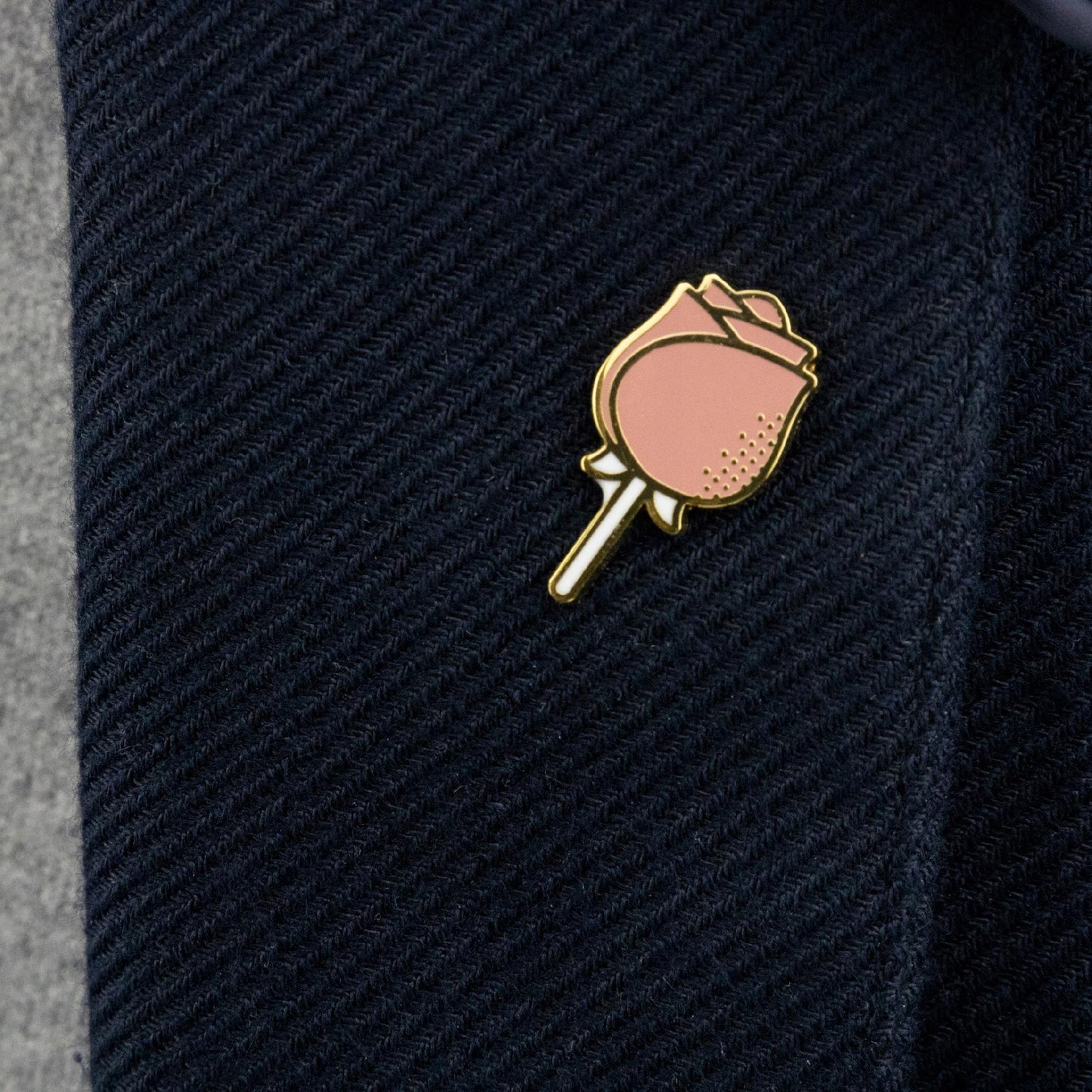 Hochzeitsnadel - rosa Rose - Hochzeitsgeschenk