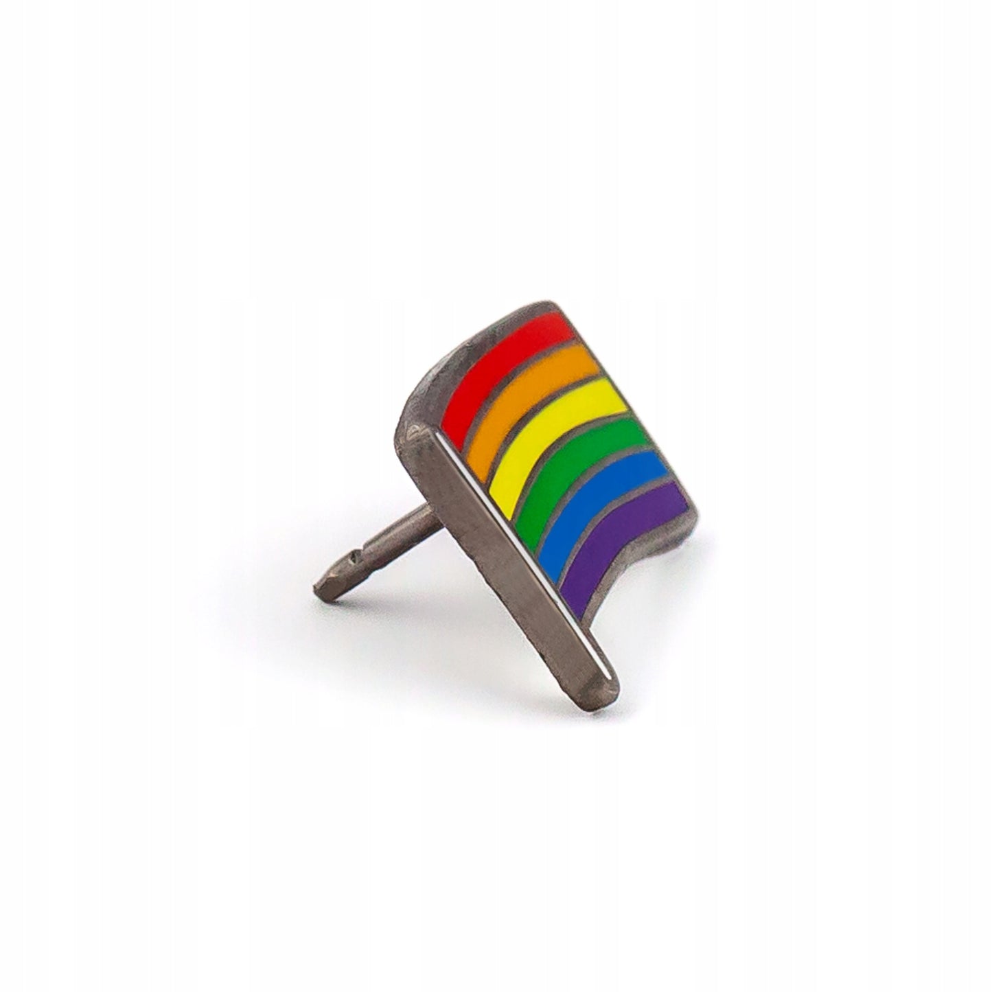 Regenbogenflagge – ein Pin für die LGBT-Community