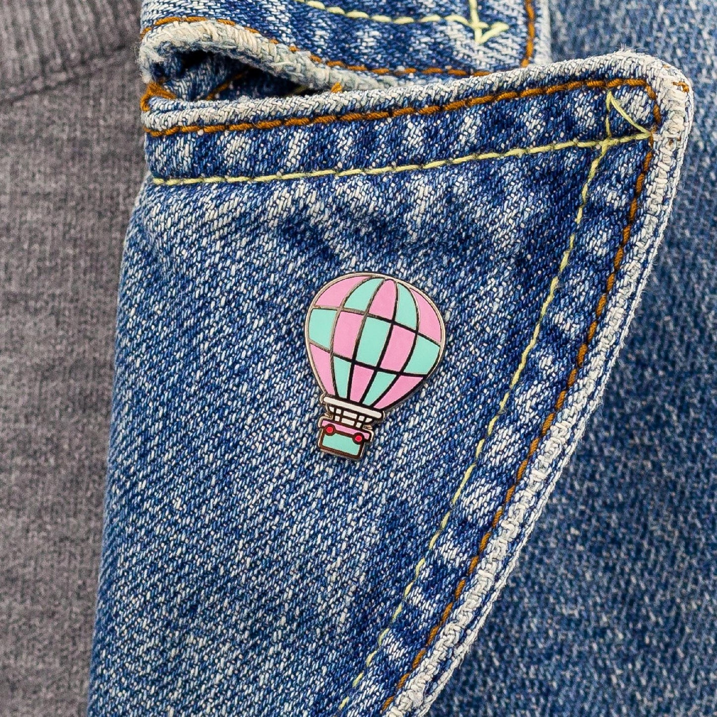 Passagierballon - Urlaubs-Pin