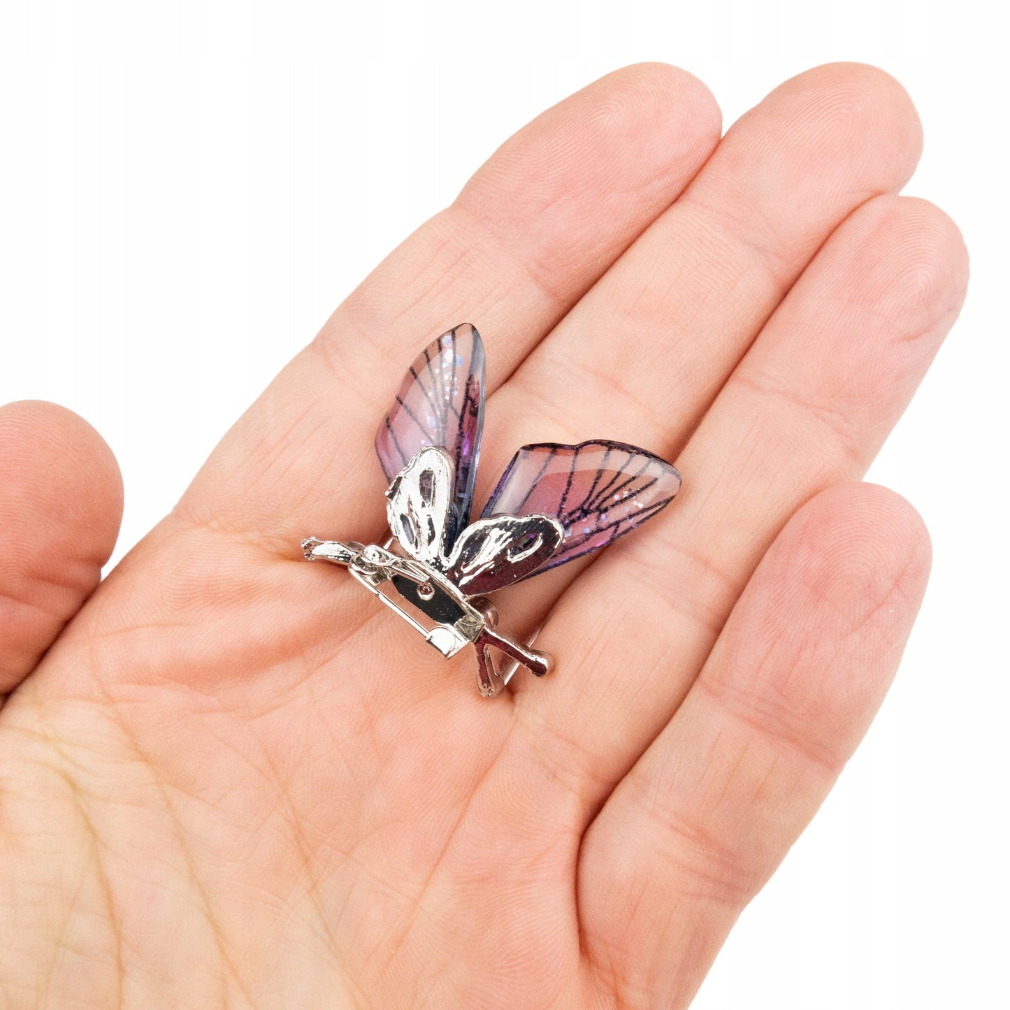Lila Libelle - Harzbrosche