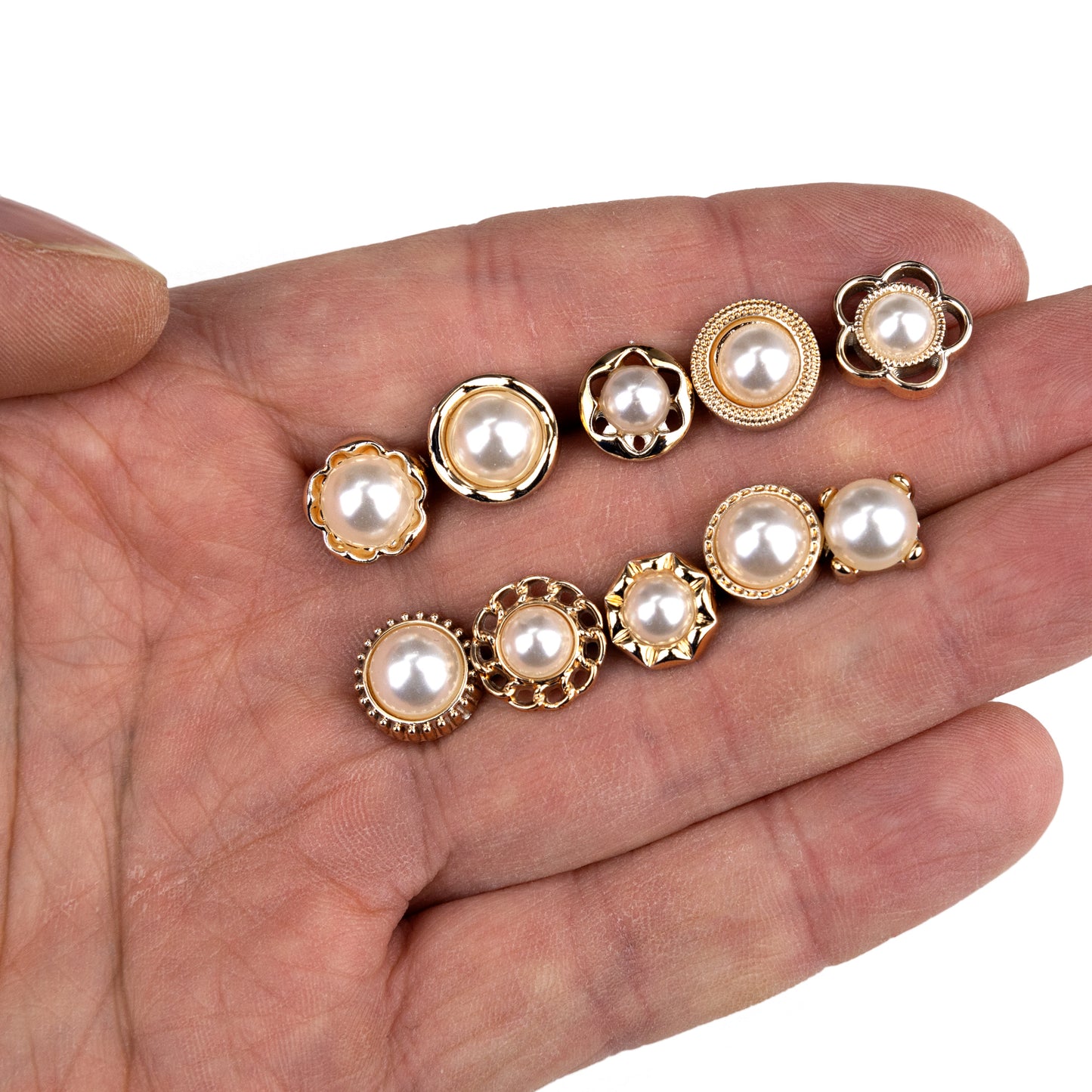 10er SET - PINS Perlennadeln