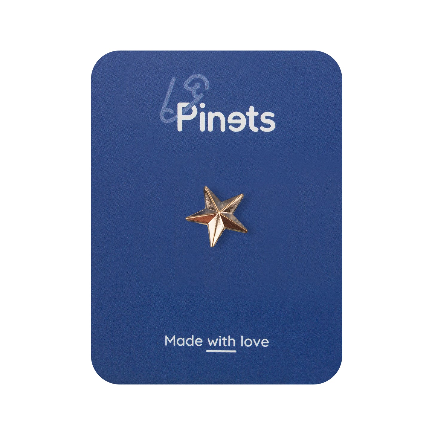 Anstecknadel mit goldenem Stern