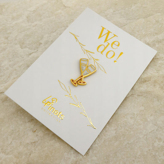 Hochzeitsnadel - Sektgläser - Hochzeitsgeschenk