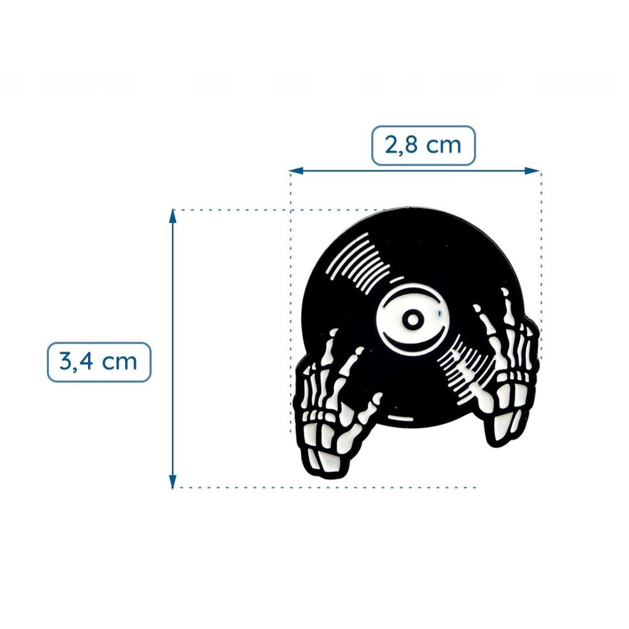Skelett Vinyl Pin