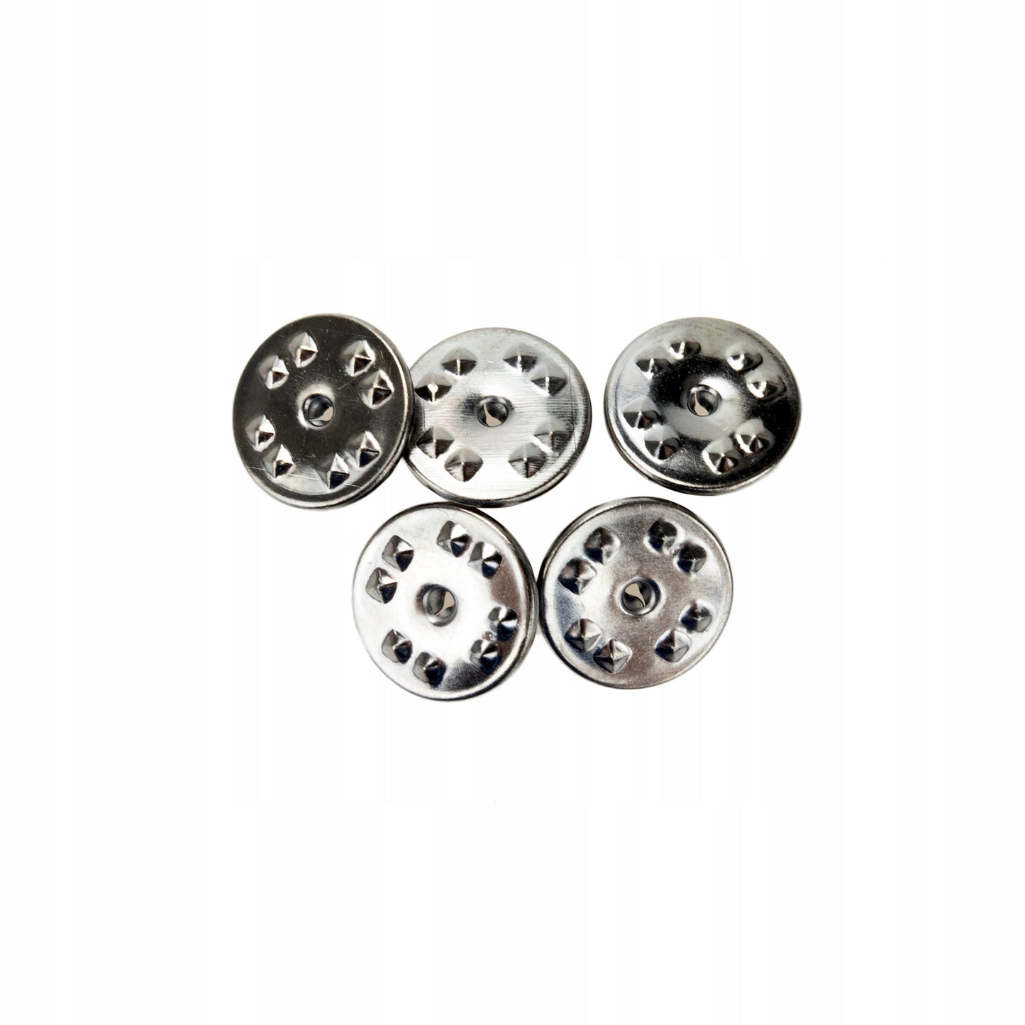 Schwarzer Schmetterlingsstiftverschluss - 5er-Set