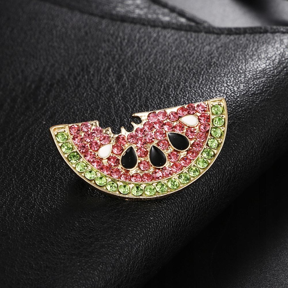 Wassermelonenbrosche mit Zirkonia