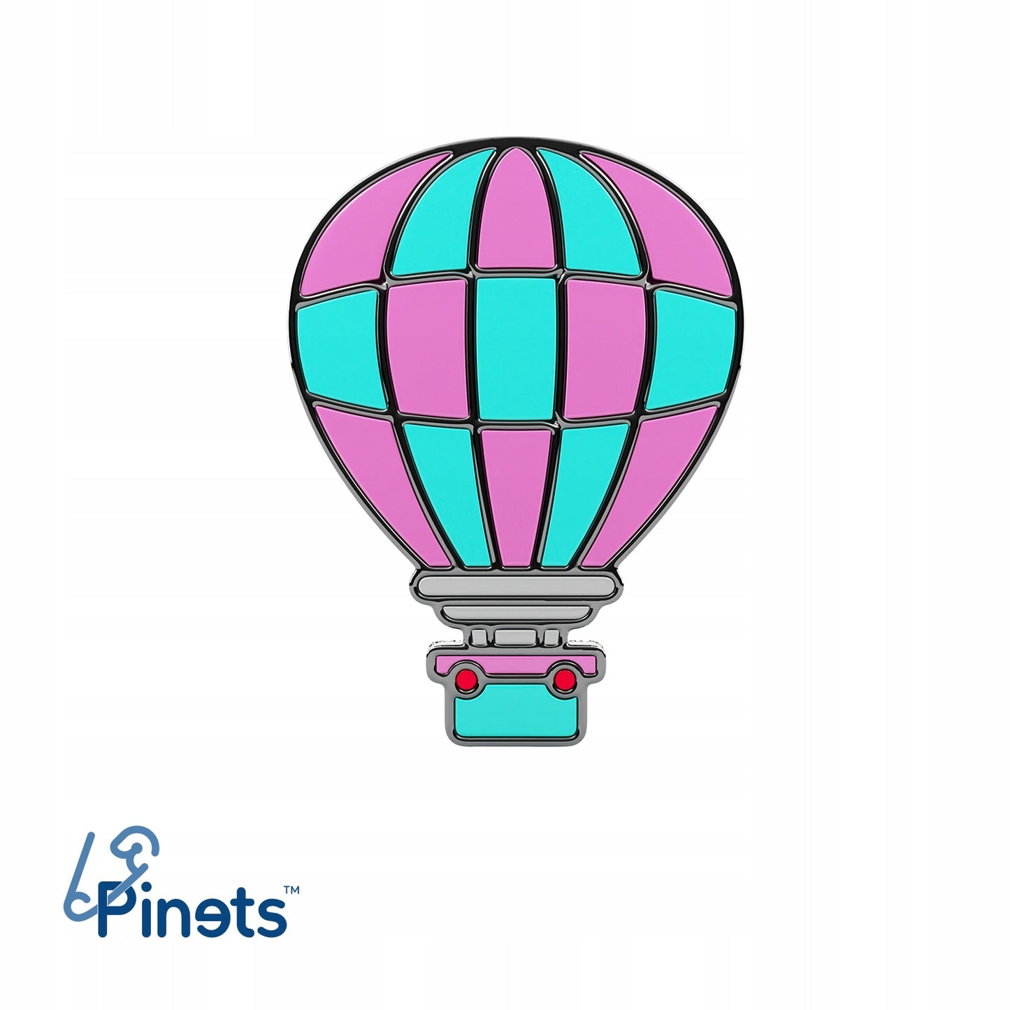 Passagierballon - Urlaubs-Pin