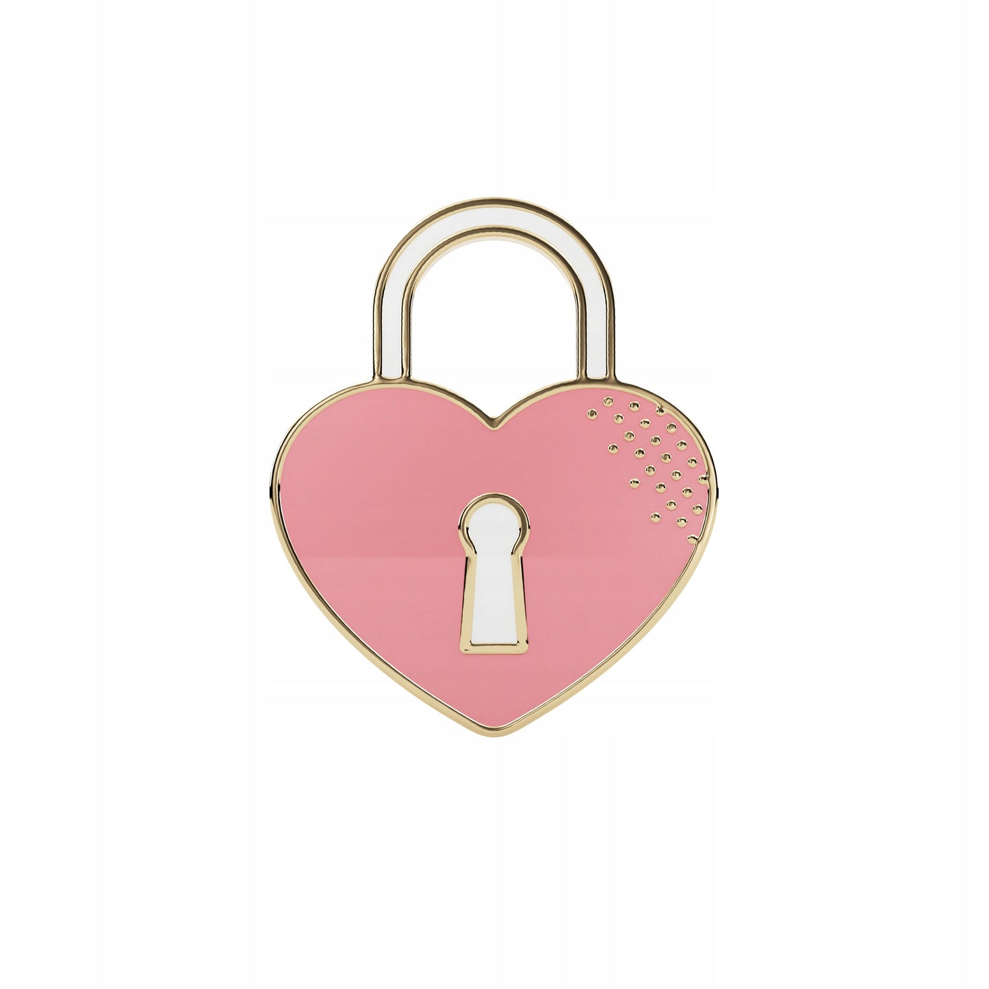 Hochzeitsnadel - rosa Vorhängeschloss - Hochzeitsgeschenk