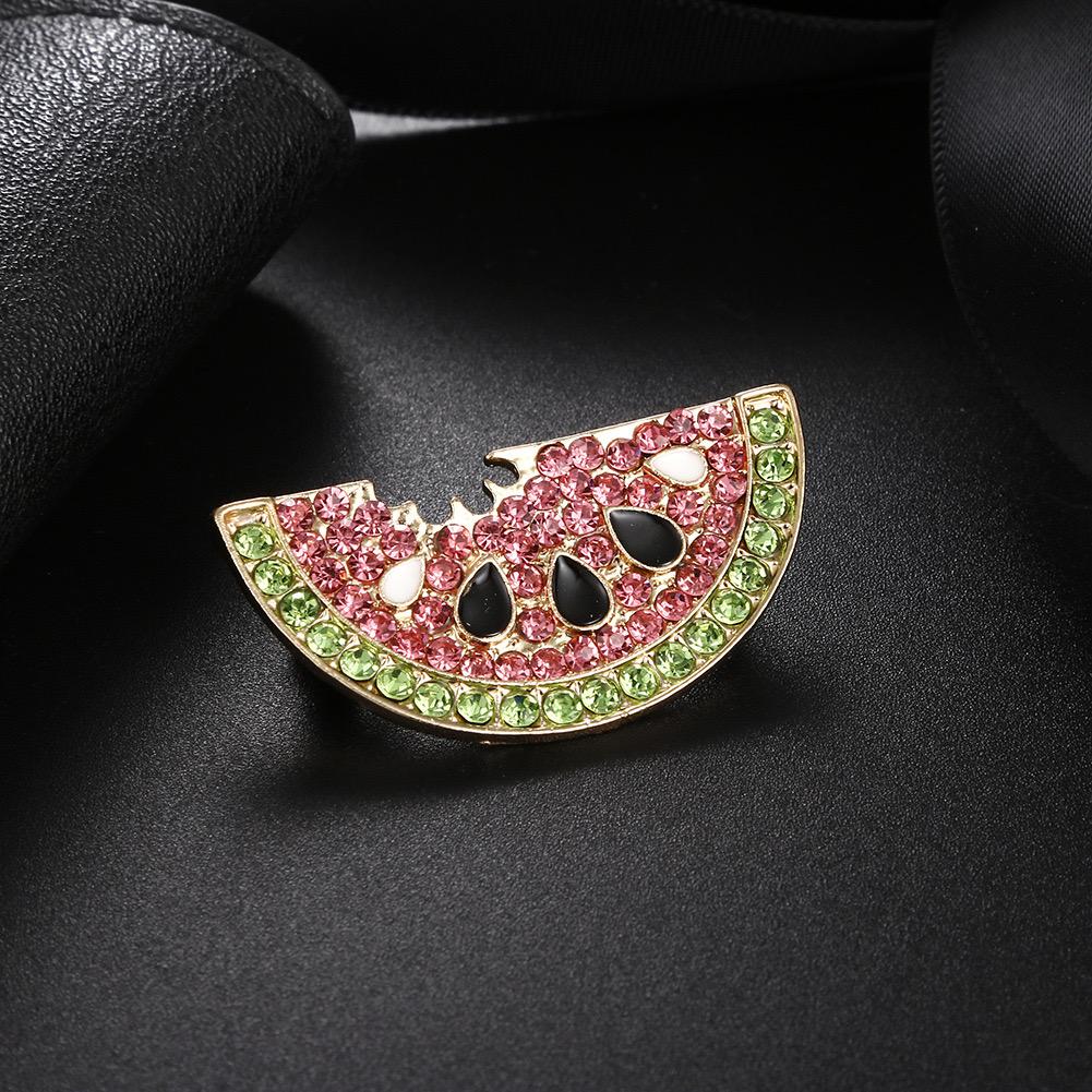 Wassermelonenbrosche mit Zirkonia