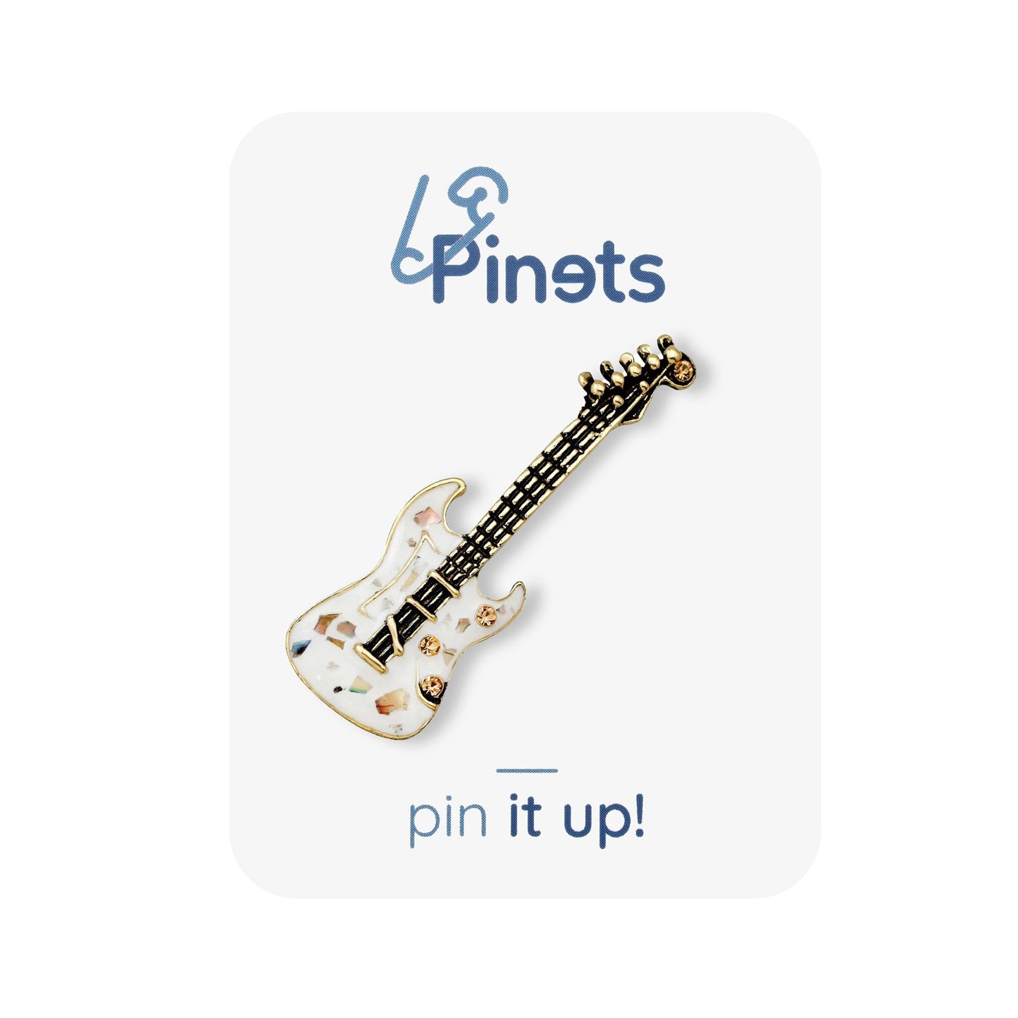 Gitara elektryczna broszka - Pinets Polska