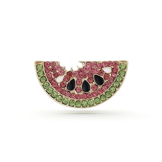 Wassermelonenbrosche mit Zirkonia