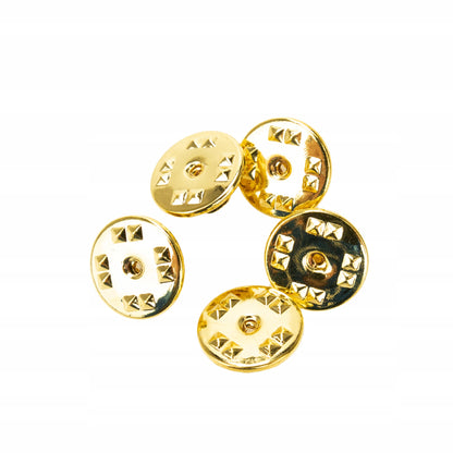 Goldener Schmetterlingsstiftverschluss - 5er-Set