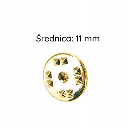 Goldener Schmetterlingsstiftverschluss - 5er-Set