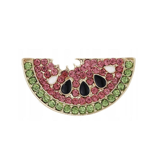 Wassermelonenbrosche mit Zirkonia