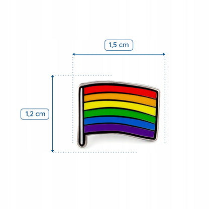 Regenbogenflagge – ein Pin für die LGBT-Community
