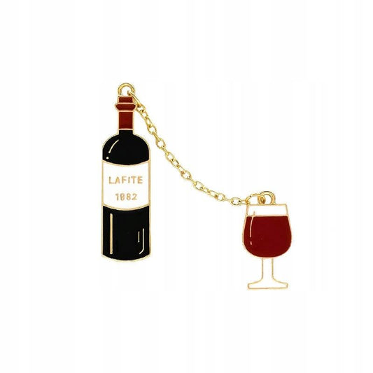 Wein mit einem Glasstift