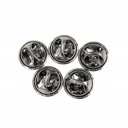 Schwarzer Schmetterlingsstiftverschluss - 5er-Set