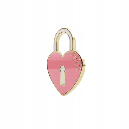 Hochzeitsnadel - rosa Vorhängeschloss - Hochzeitsgeschenk