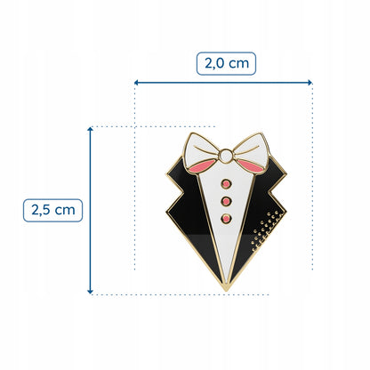 Hochzeitsnadel - dekorative Fliege - Hochzeitsgeschenk