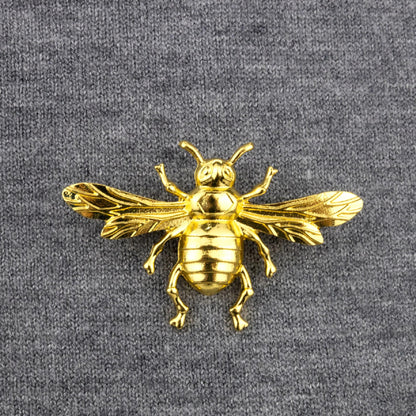 Goldene Biene - Insektenbrosche