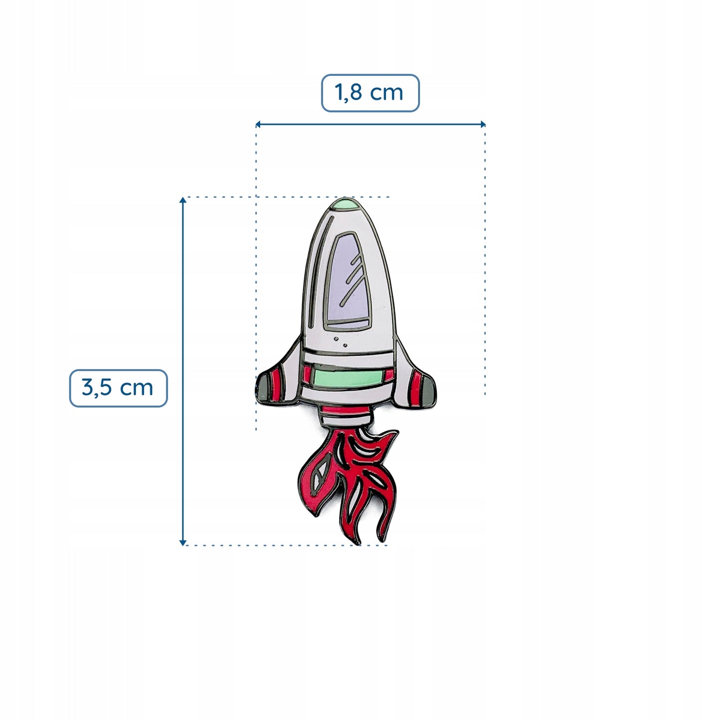 Weltraumrakete - Sammelpin