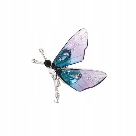 Lila Libelle - Harzbrosche