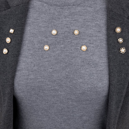 10er SET - PINS Perlennadeln