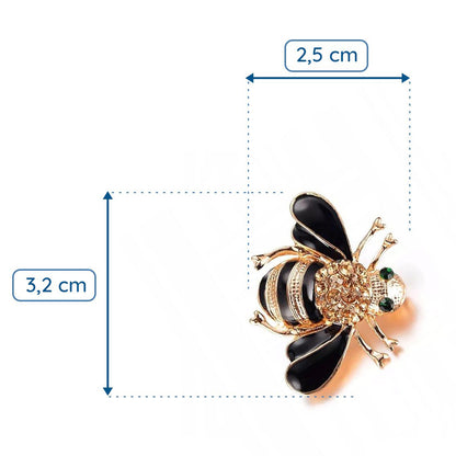 Bienen-Insektenbrosche