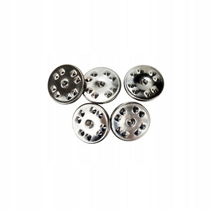 Schwarzer Schmetterlingsstiftverschluss - 5er-Set