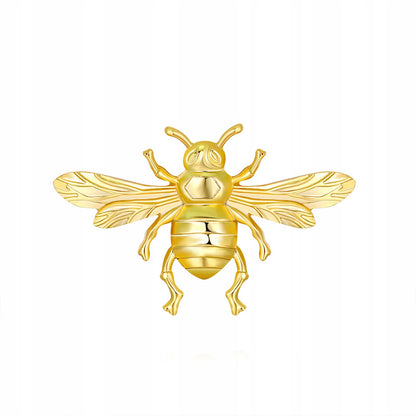 Goldene Biene - Insektenbrosche