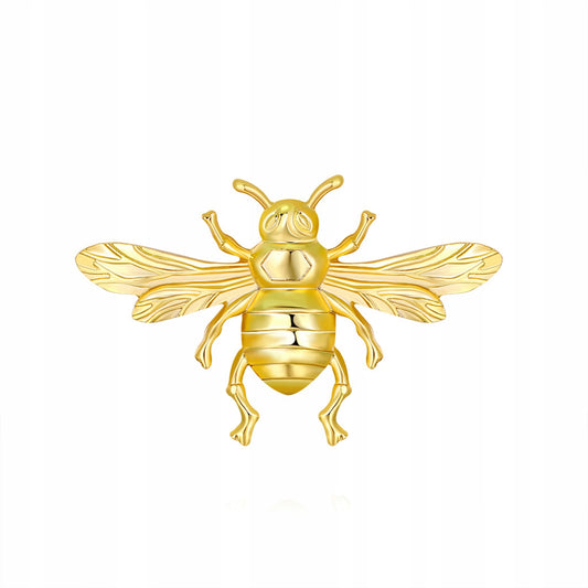 Goldene Biene - Insektenbrosche