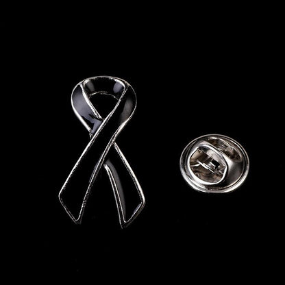 Wstążka żałobna czarno-srebrna - Pinets Polska