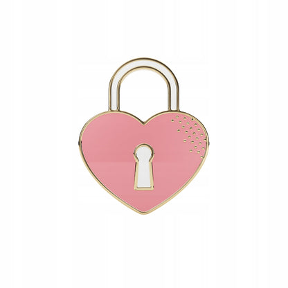 Hochzeitsnadel - rosa Vorhängeschloss - Hochzeitsgeschenk